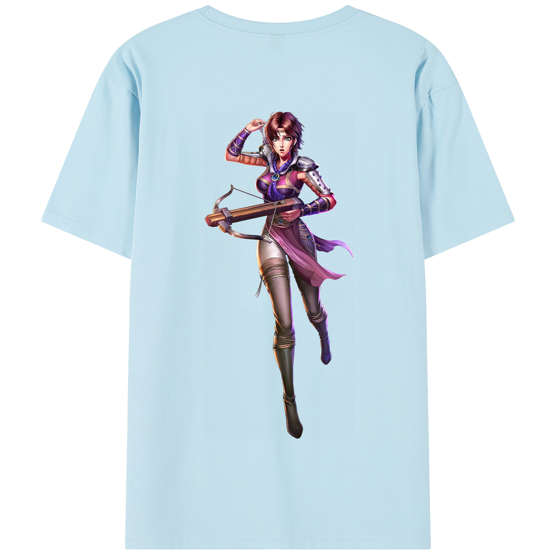 （画像用） 北斗の拳 Fist of the North Star 綿100％半袖Tシャツ（背面プリント）